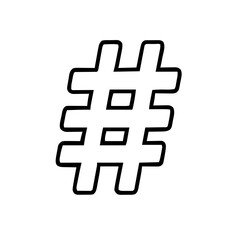 Obraz premium Mass Media – Hashtag