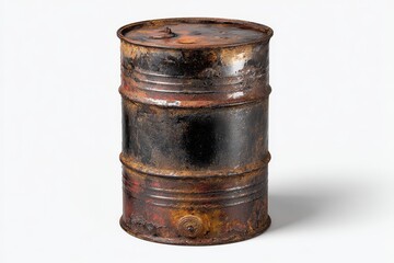 Old Rusty Oil Barrel