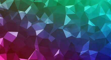 Modern 3D Geometric Polygon Background Featuring Triangular Lowpoly Abstract Texture