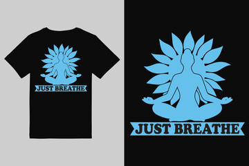 Yoga T-Shirt Design Meditation, Mindfulness & Wellness Minimal Art Collection