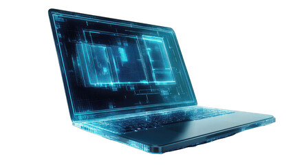 A digital laptop image