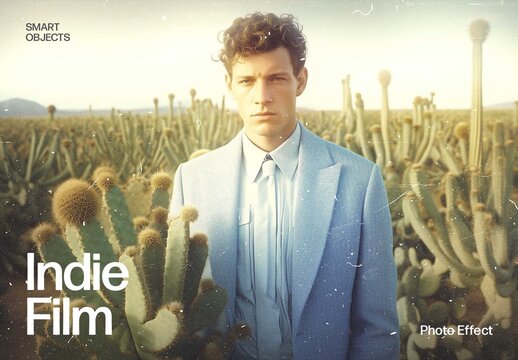 Indie Film Photo Effect Template