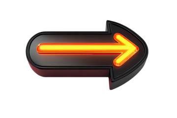 Neon arrow graphic