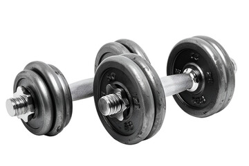 Naklejka premium Heavy Dumbbell Weightlifting Exercise Fitness Strength Training