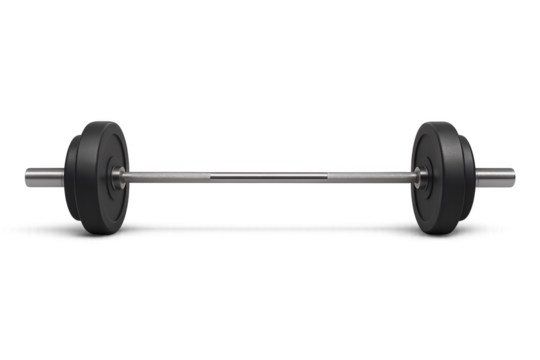 barbell isolated on white background