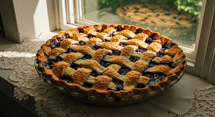Homemade Blueberry Pie