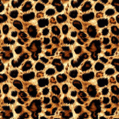 seamless pattern: spots on leopard skin, seamless background.