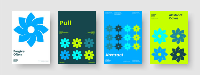 Obraz premium Abstract Poster Design. Geometric Flyer Template. Modern Report Layout. Business Presentation. Book Cover. Brochure. Background. Banner. Magazine. Advertising. Handbill. Catalog. Portfolio. Journal