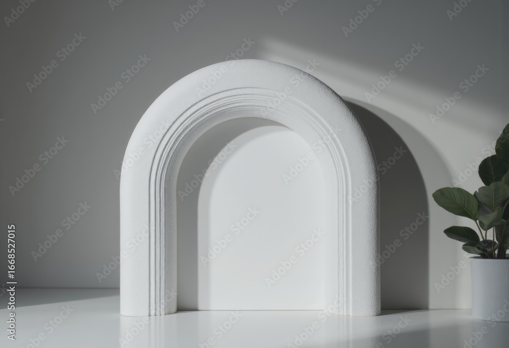 Poster foam arch guard and frame base displayed on a clean surface