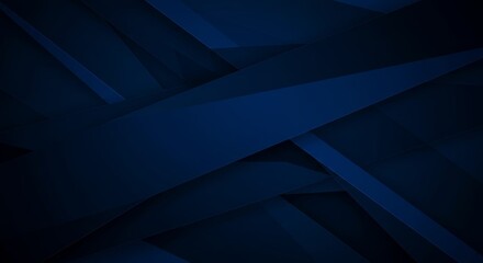 Obraz premium Contemporary dark blue geometric composition, creating a modern and sleek design