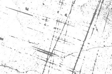 Abstract Neutral Gray Grunge Texture Overlay with Scratch and Distressed Line Effect for Industrial Backgrounds and Digital Design, Transparent Background