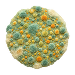 PNG Colorful mold texture circle