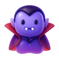 Obraz premium PNG Cute cartoon vampire figurine