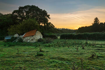 Derelict Barn at Dawn.