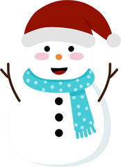 Cute Christmas elements  for decorating card or more options 
