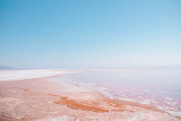 Great Pink Salt Lake Utah