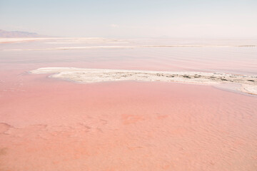 Great Pink Salt Lake Utah