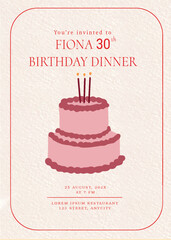 birthday party template invitation 