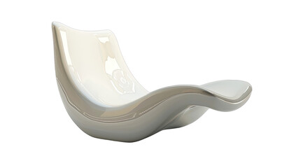 Smooth, modern lounge chair