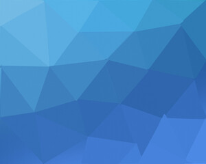 abstract blue polygonal gradient background