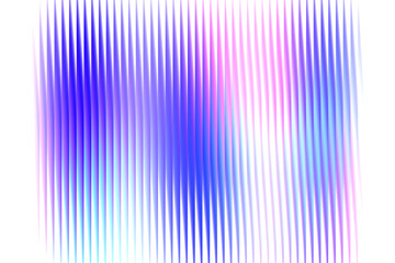 A vibrant abstract background features a gradient of vertical lines transitioning from deep blue...