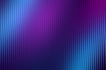 A vibrant abstract background features a gradient of deep purple to bright blue, with vertical...
