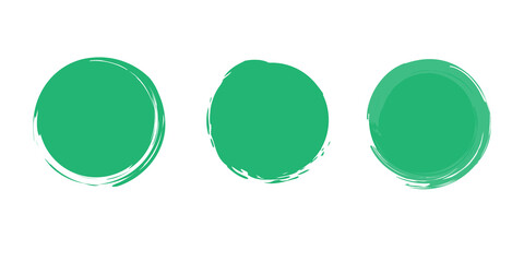 set of green easter eggs