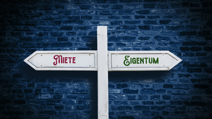 Signposts the direct way to home rent versus buy