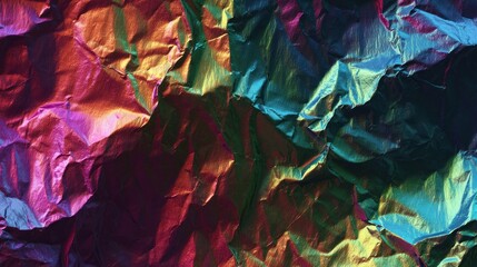 Obraz premium Colorful crumpled paper texture