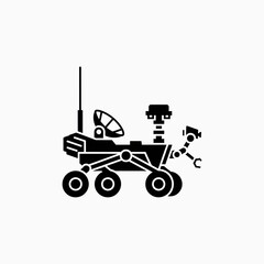 tractor silhouette vector