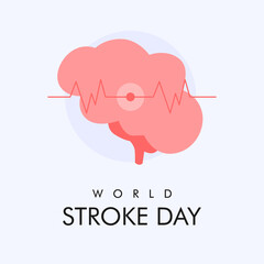 vector world stroke day poster template
