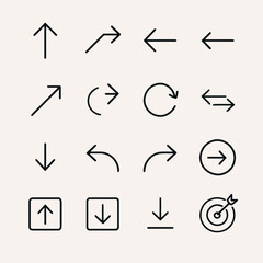 Minimalist Arrow Icon Pack