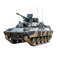Infantry Fighting Vehicle isolate on transparent background