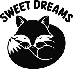 vector illustration of a black cat