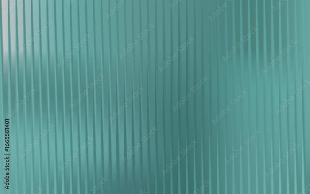 Poster elegant teal abstract background with vertical ribbed texture and subtle light play. glassy gradient