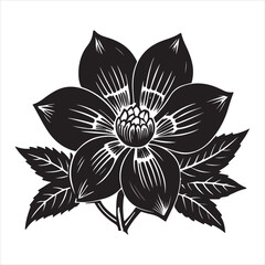 A Vibrant Macro Close-up of Aconite, a Beautiful and Poisonous Flower Also Known as Monkshood and Wolfsbane, a Symbol of Dangerous Beauty