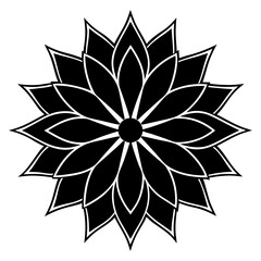 Petal Burst Silhouette