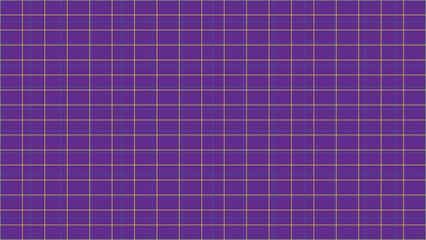A classic tartan plaid pattern featuring intersecting lines of deep purple lavender and thin gold and white accents creating a visually appealing textured background