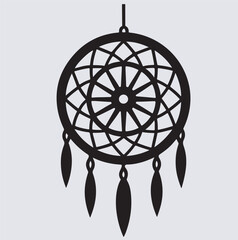 ornament silhouette vector art illustration