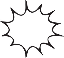  Hand Drawn Comic Speech Bubble – Vector Doodle Style Talk, Thought & Chat Balloons	