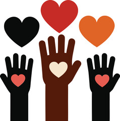 Obraz premium hands holding heart