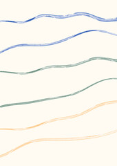 curved wavy colorful lines background 