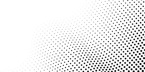 Light gradient halftone dots grunge wide background shape dots modern art white grey dots background