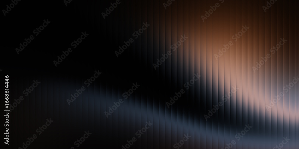 Poster a dark, abstract background with vertical ribbed texture and a subtle gradient of warm brown to cool