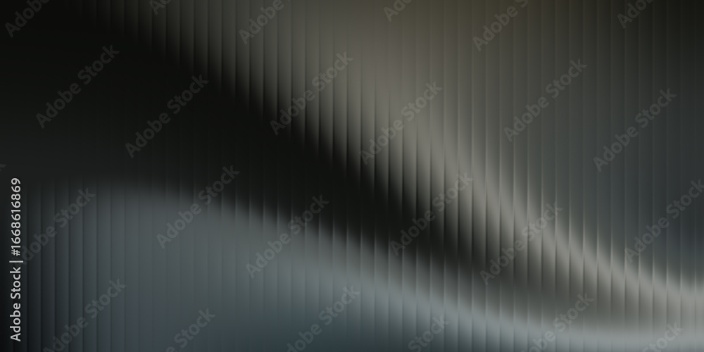 Poster a dark, textured background with vertical lines and a soft, flowing wave of light creating a sense o