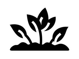 Fototapeta premium black and white vector illustration of a plant 