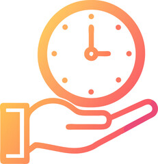 alarm clock on a plate