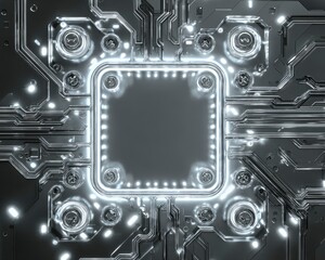 Fototapeta premium Quantum Core Interface (1)