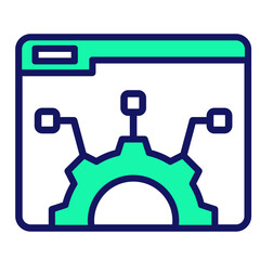Artificial Intelligence  Icon Element For Design
