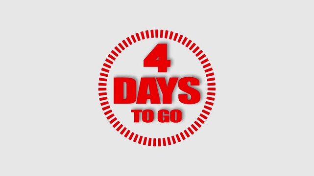 Only 4 days left, countdown begins for the big event, stay tuned for exciting updates, promotions and exclusive opportunities